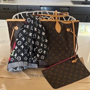 Monogram Brown Tote Bag